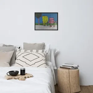 Framed poster - Baby Cart