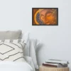 Framed poster - Meditating Buddha