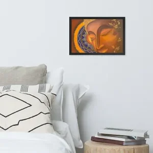 Framed poster - Meditating Buddha