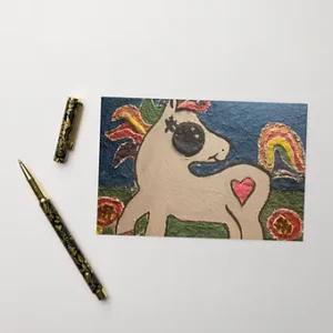 Greeting card - Baby Unicorn