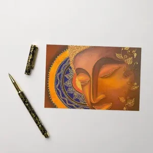 Greeting card - Meditating Buddha