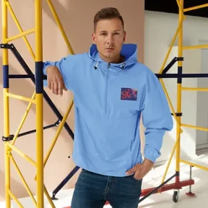 Embroidered Champion Packable Jacket - Bad Dream