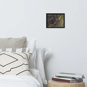 Framed poster - Being square II