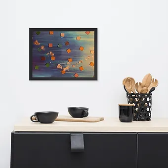 Framed poster - Being square I