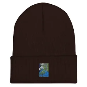 Cuffed Beanie - Blue Ballerina