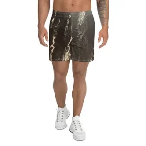 Men's Athletic Long Shorts - Black Hole