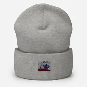 Cuffed Beanie - Banana and Chips