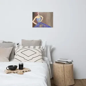 Poster - Blue Ballerina