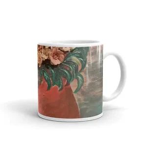 White glossy mug - Bloom