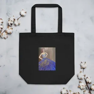 Eco Tote Bag - Blue Ballerina