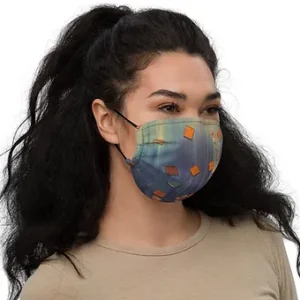 Premium face mask - Being square I